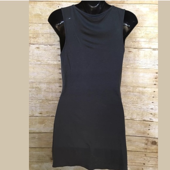 Anthro Deletta Gray Ruffle Tank Size Small - Picture 3 of 5